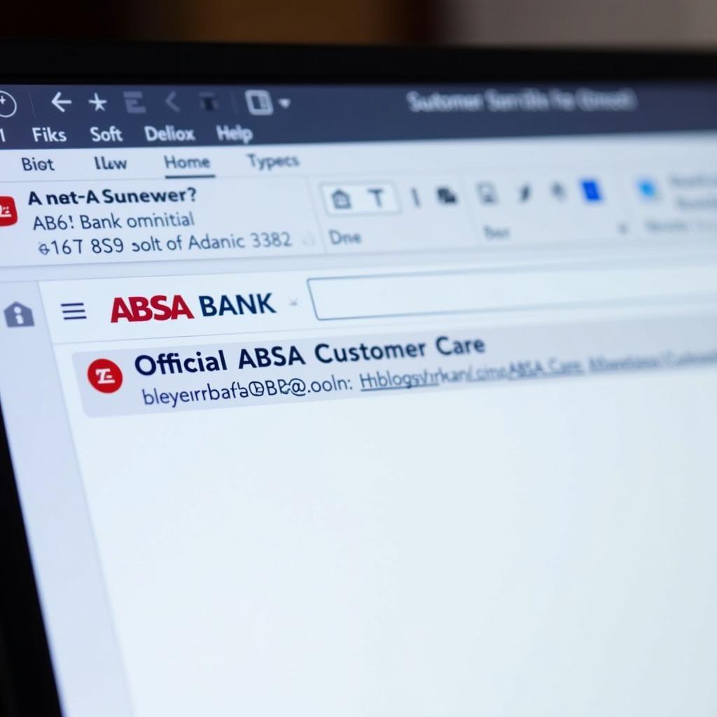 Contacting ABSA Bank via Email