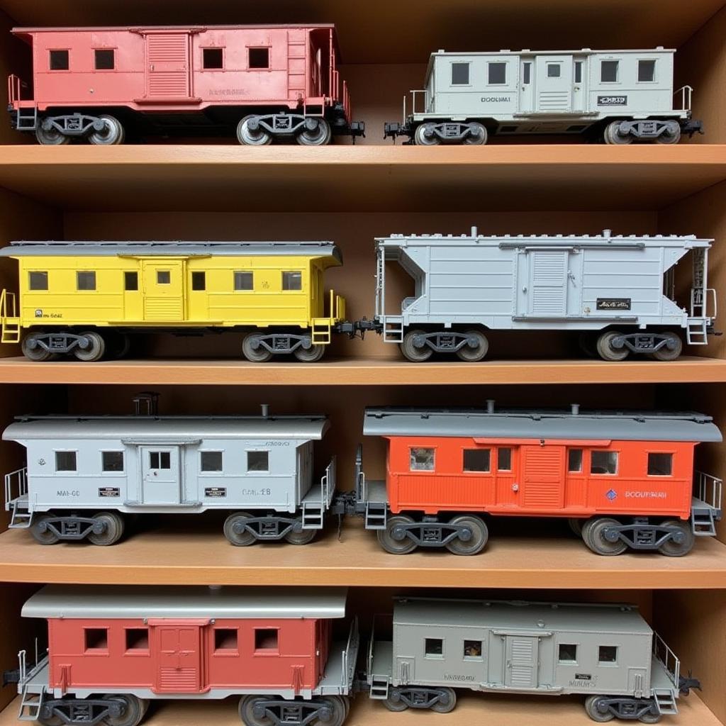 Displaying Accurail Double Sheath Cars