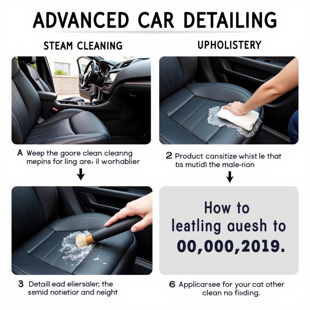 Advanced Car Interior Detailing Techniques Like Steam Cleaning and Leather Conditioning