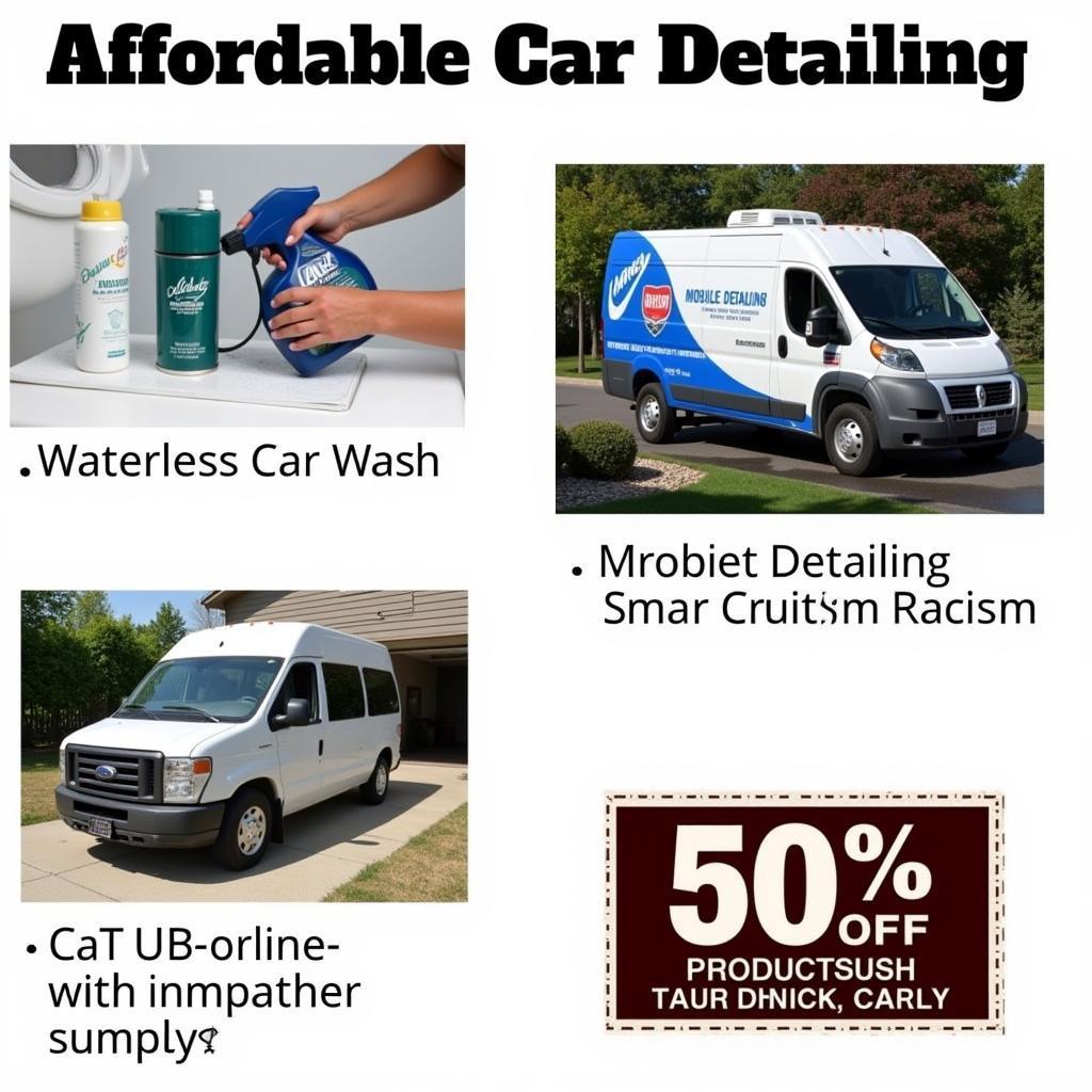 Affordable Car Detailing Options: Exploring budget-friendly choices like mobile detailing, self-service washes, and coupons.