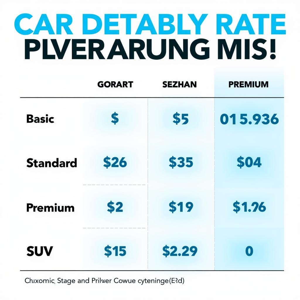 Car Detailing Pricing in Ann Arbor