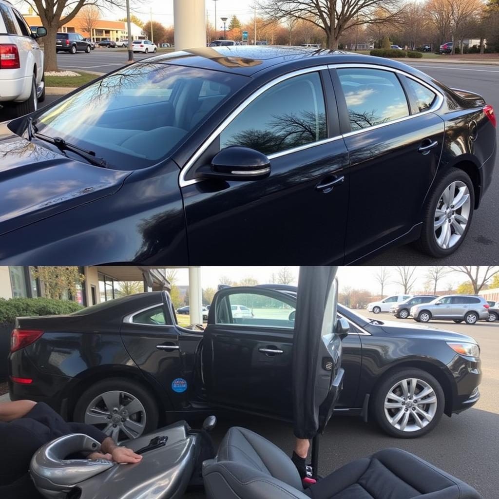 A beautifully detailed car parked near Columbia Pike, Annandale