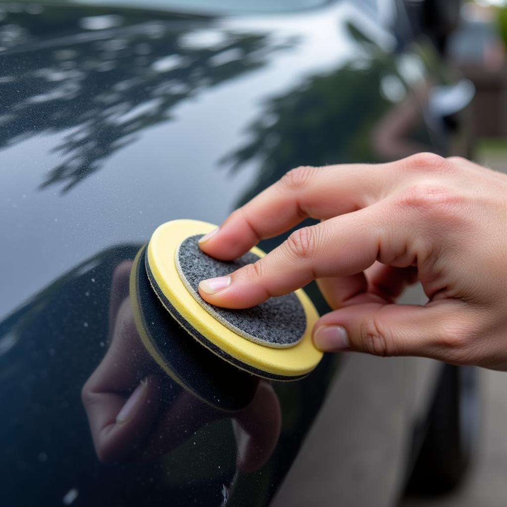 Applying Car Paint Sealant