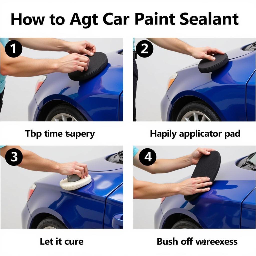 Step-by-step guide on how to apply car paint sealant