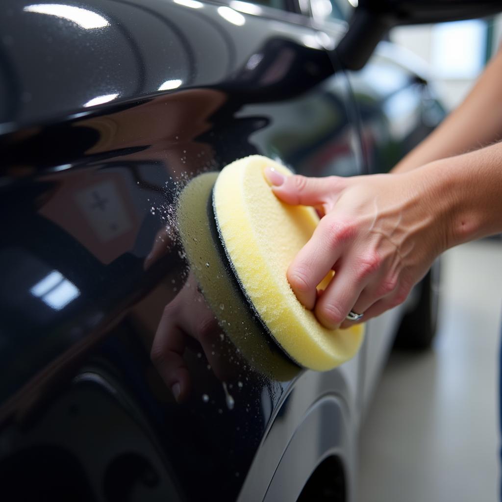 Applying Car Wax for Protection