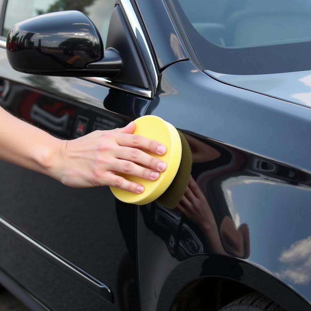 Applying Car Wax for Protection