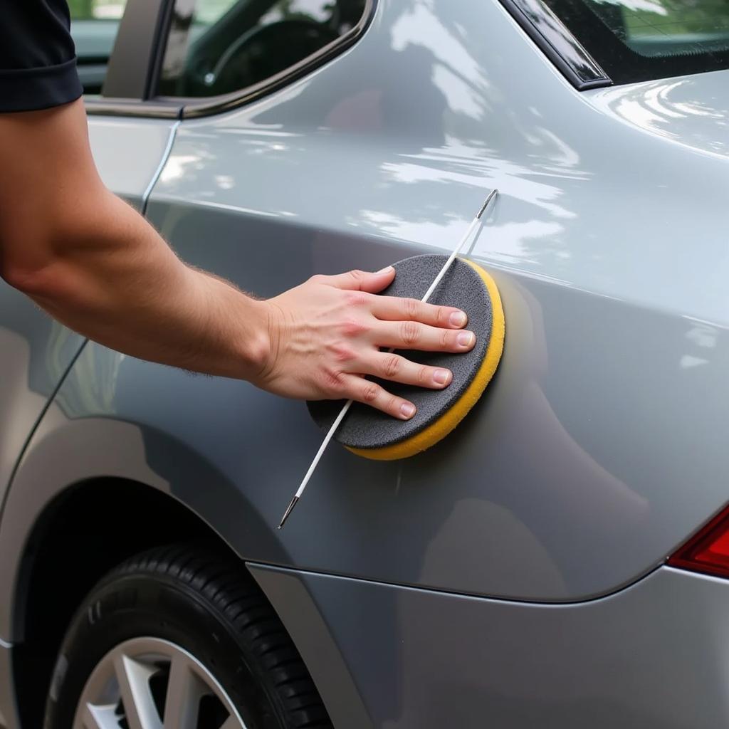 Applying Car Wax for Paint Protection