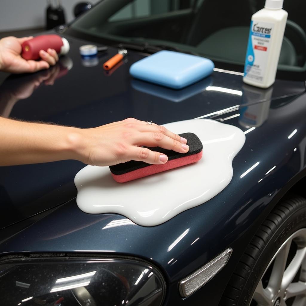 Applying Car Wax for Protection