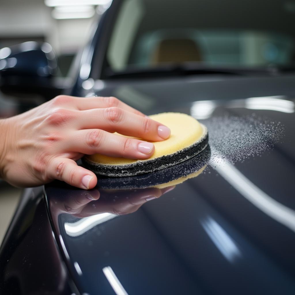 Applying Car Wax for Protection