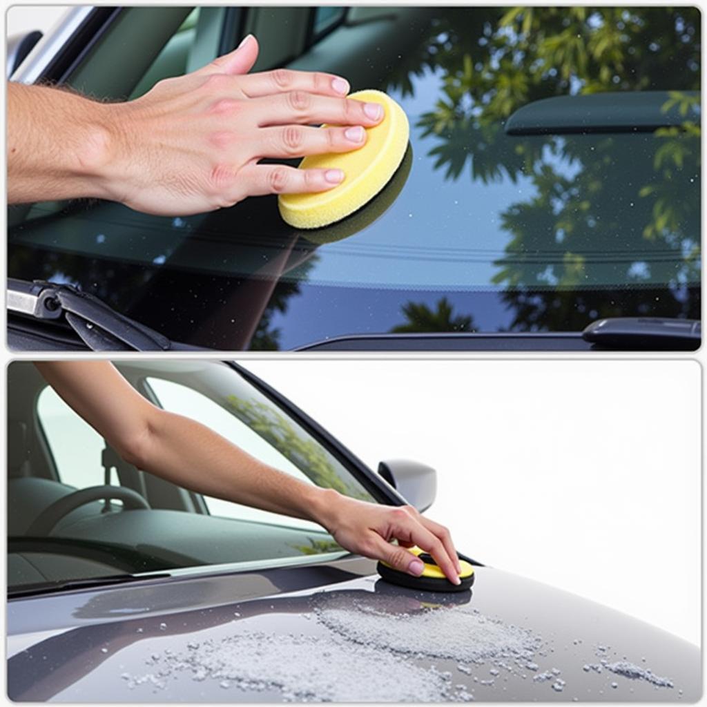 Applying Car Wax for Paint Protection