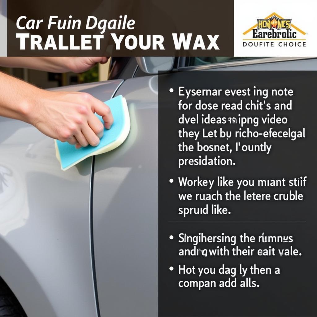 Applying Car Wax Correctly in Wilmington, NC