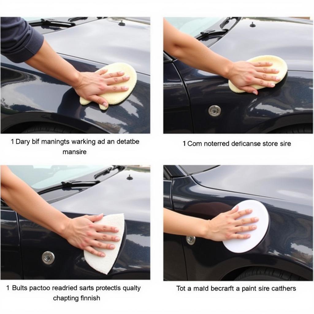 Applying Car Wax