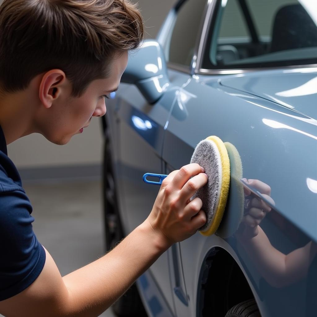 Applying Ceramic Coating to a Car for Enhanced Protection and Shine