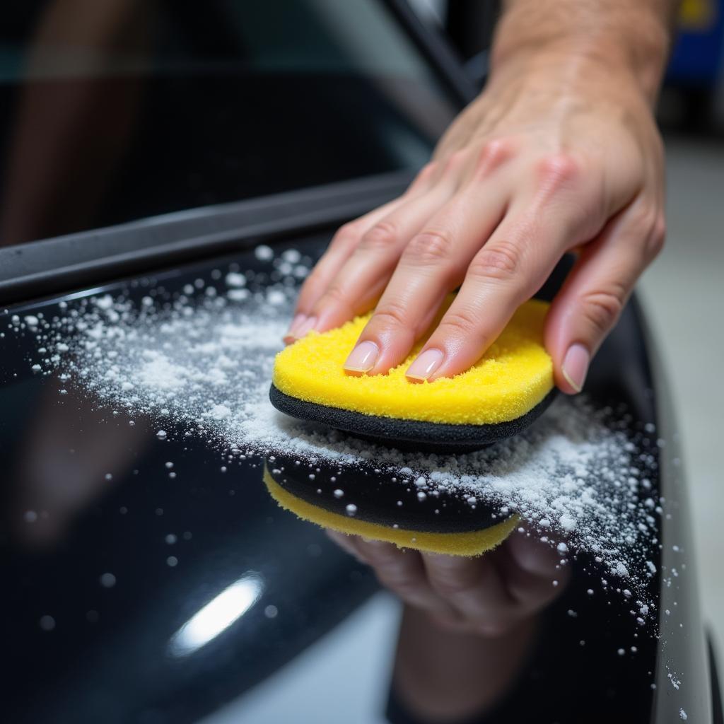 Applying Commercial Grade Car Wax