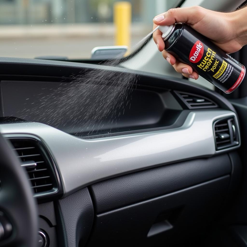 Applying Interior Protectant for Lasting Shine