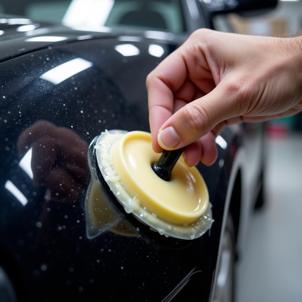 Applying Paint Protectant After an Acid Bath Detail