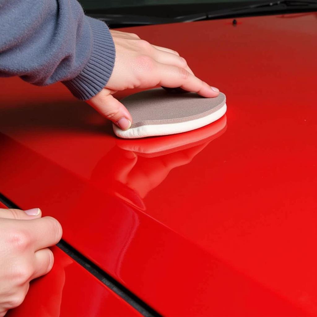 Applying Sealant to a Vinyl Wrapped Car for Protection