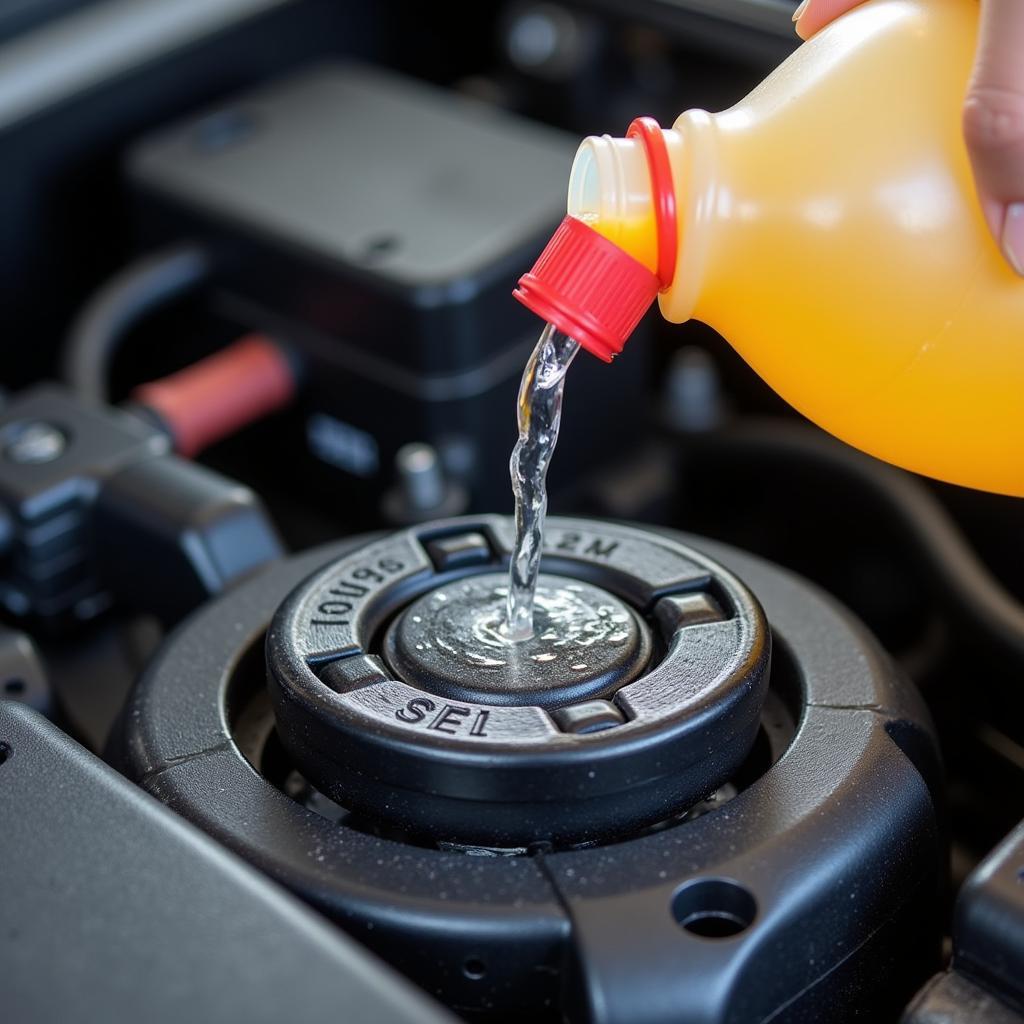 Applying Washer Fluid Correctly to a Detailed Car