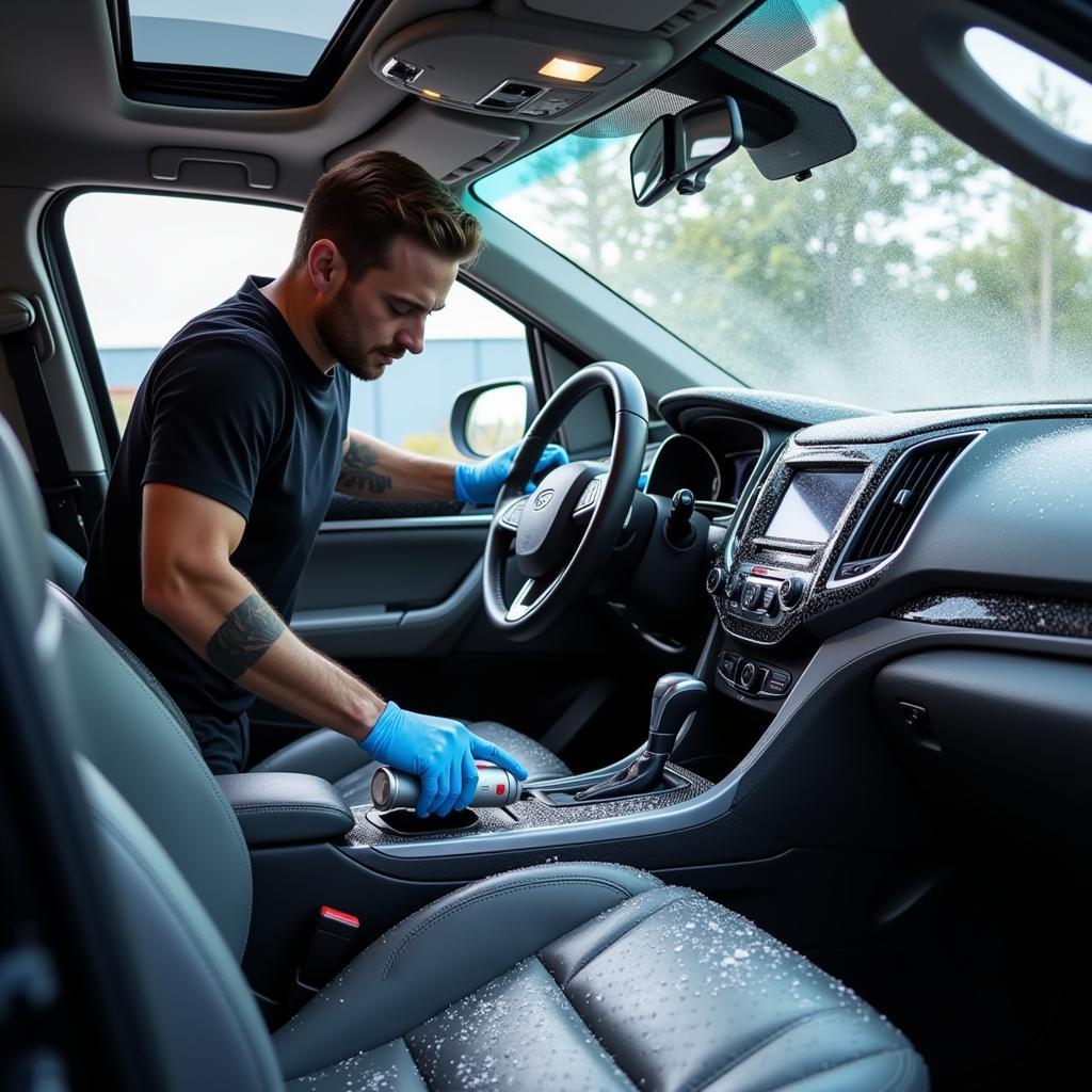 Arvada car detailing interior cleaning