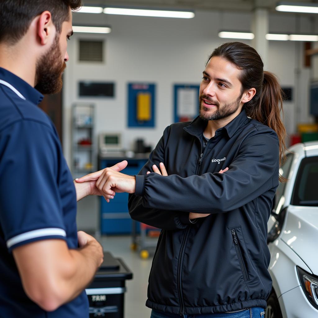 Asking Questions to a Car Detailer About Their Services and Process