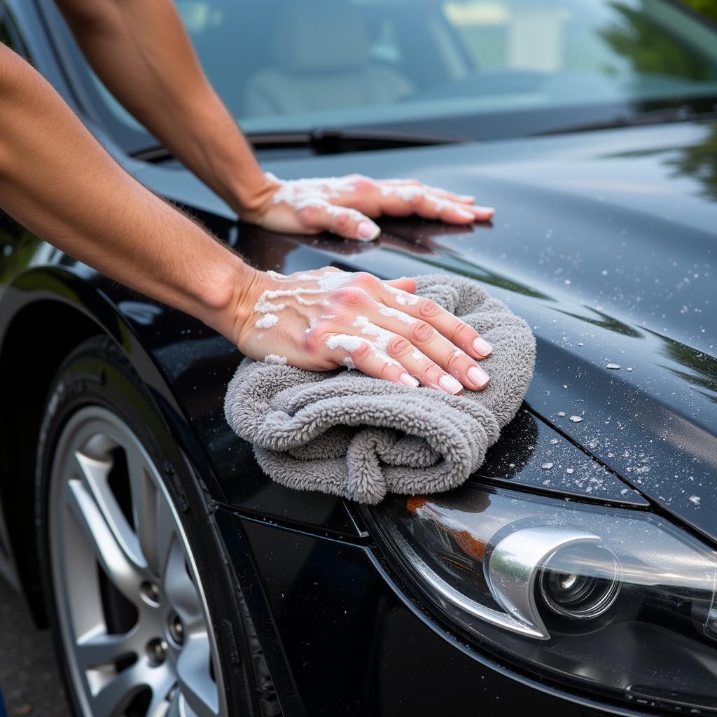 Exterior Car Wash Detailing in Atlanta