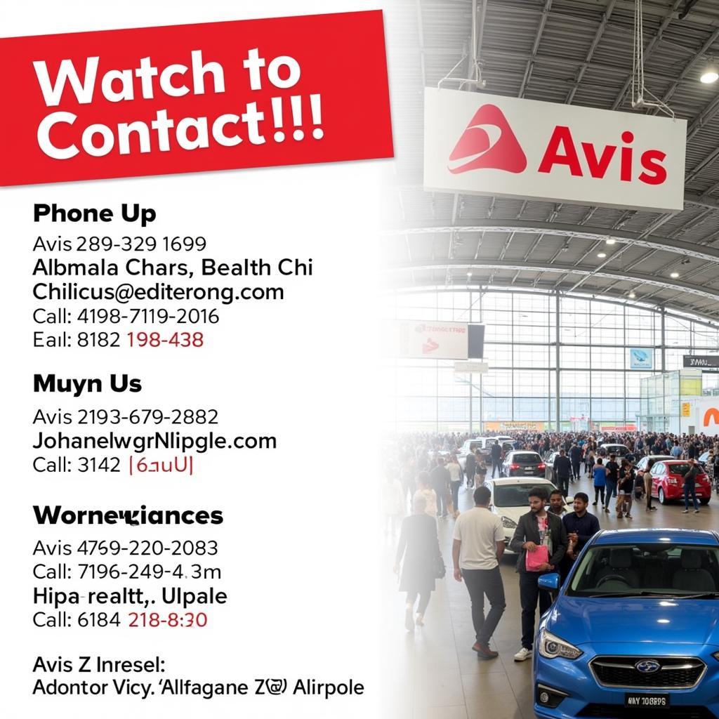 Avis Car Hire Johannesburg Airport Contact Information