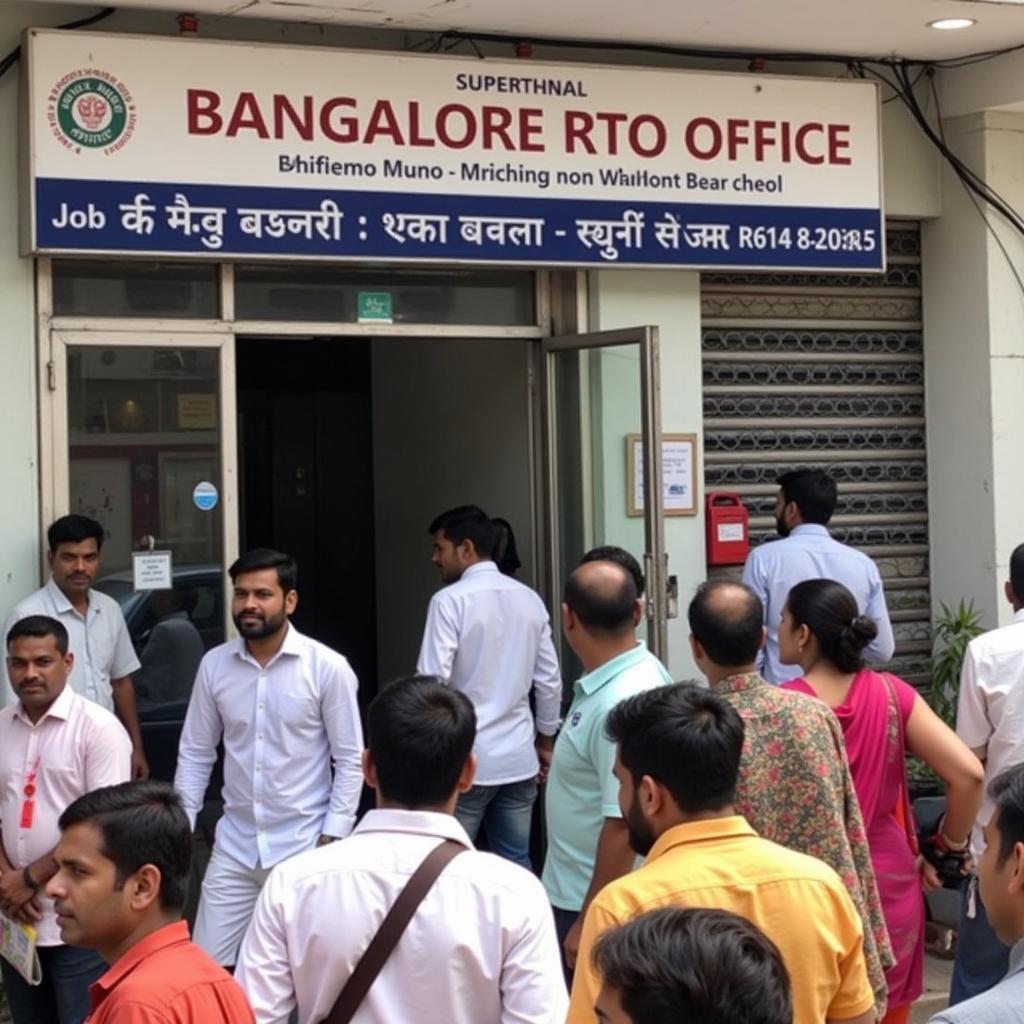 Bangalore RTO office: Accessing vehicle information