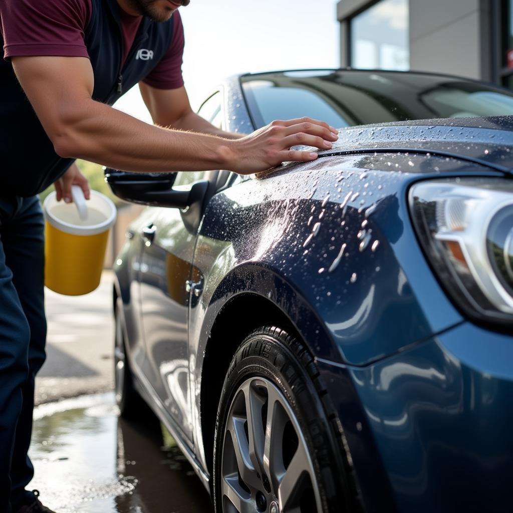 Professional car detailing in Bangor: Exterior wash