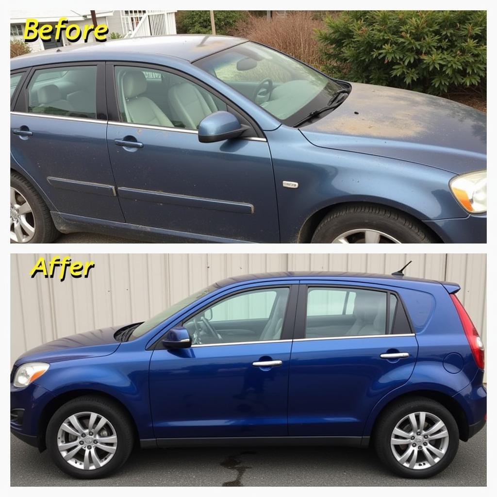 Barrington Car Detail Before & After