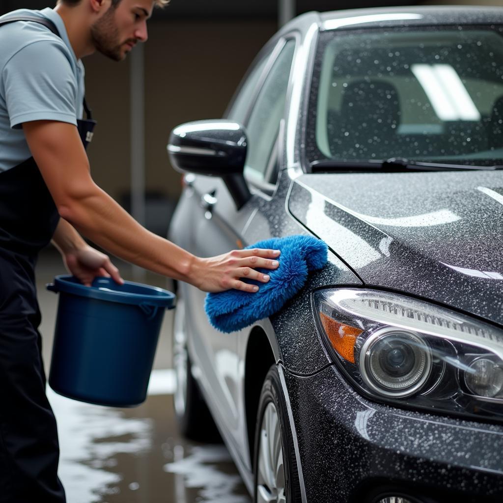 Exterior car wash in Bay City, MI