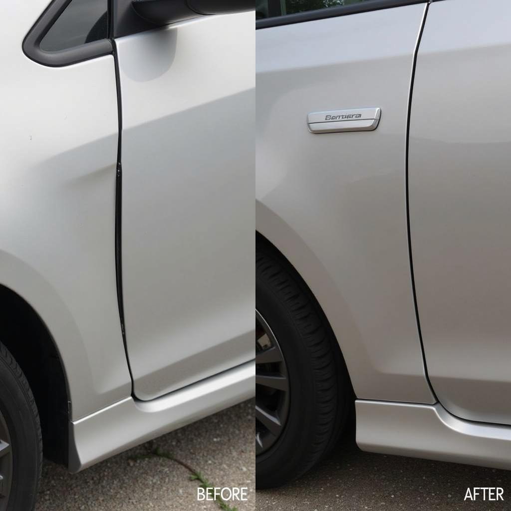 Before and After Dent Repair: A Visual Comparison