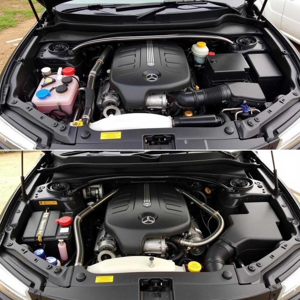 Car Engine Bay Detailing