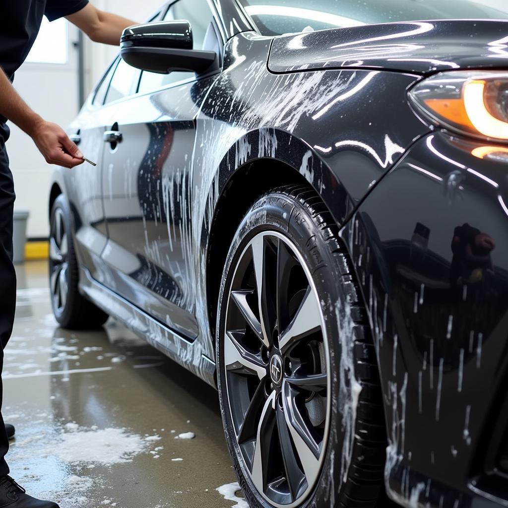 Exterior car wash and detailing in Boise