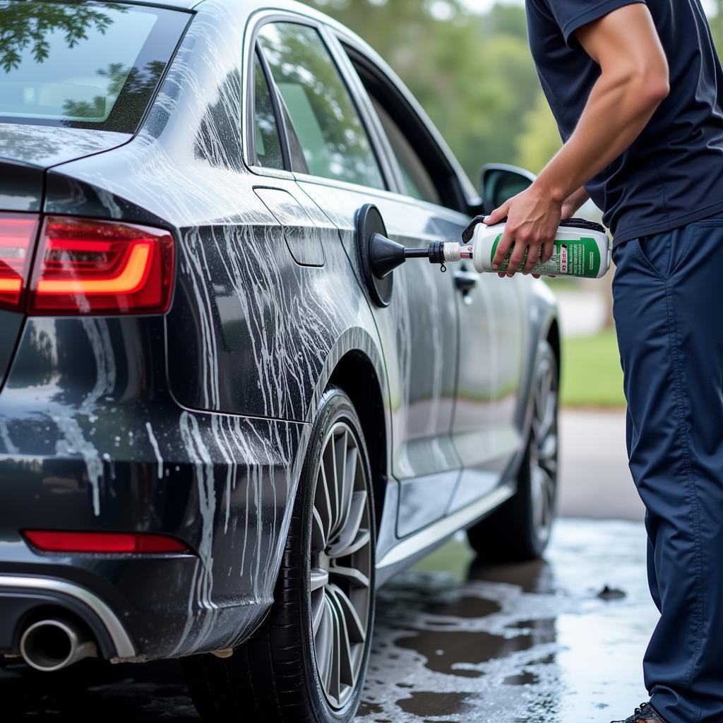 Exterior car wash in Kissimmee