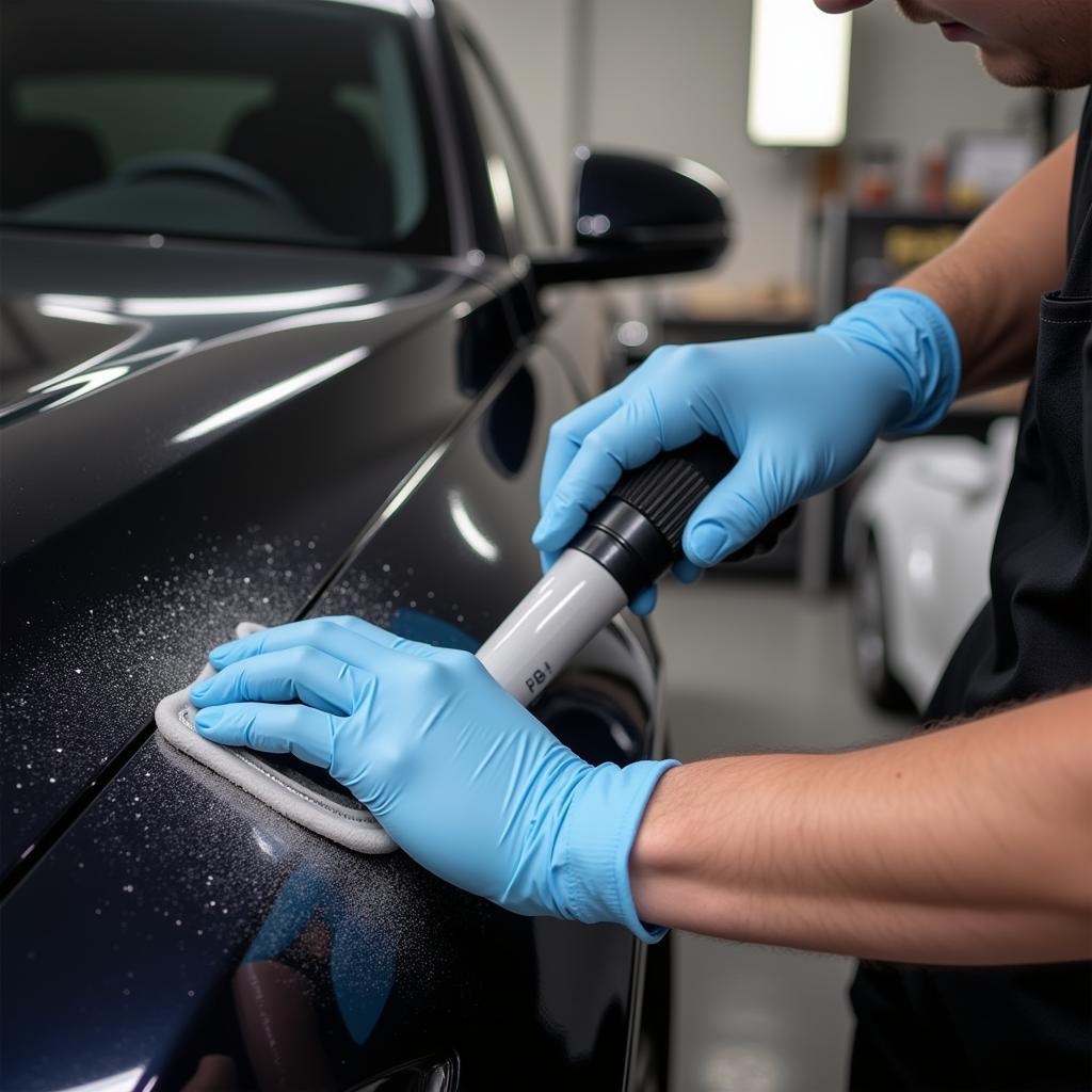 Ceramic coating application in Mississauga