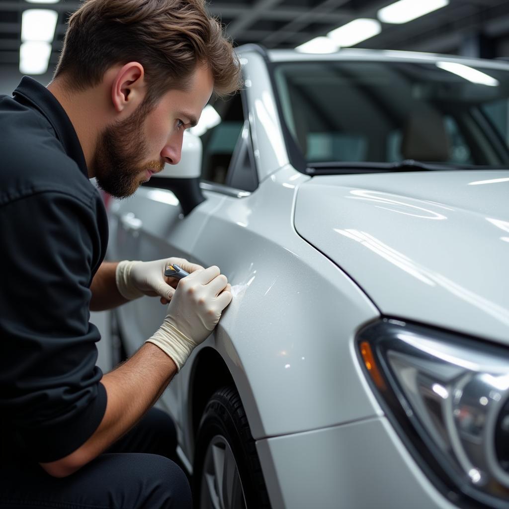 Applying Ceramic Coating to a Car in New Hampshire