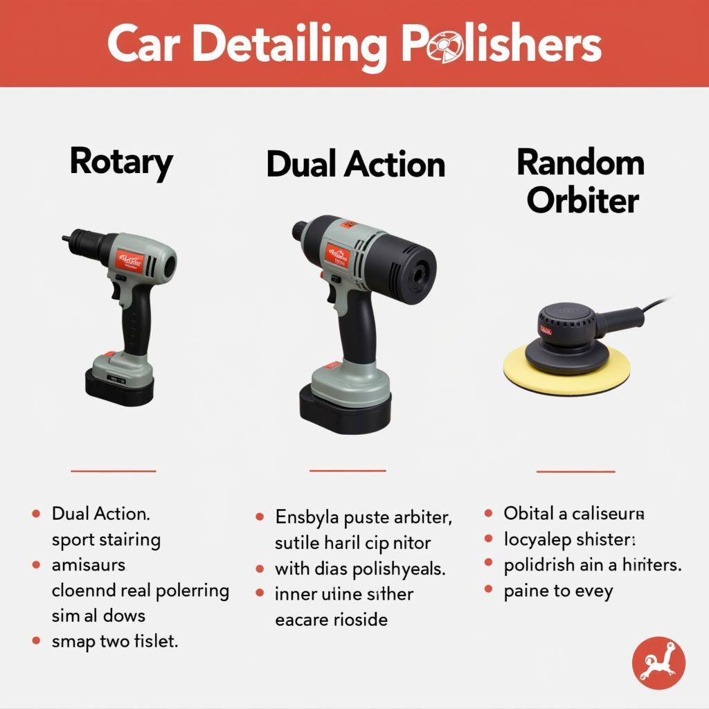 Different Types of Car Detailing Polishers