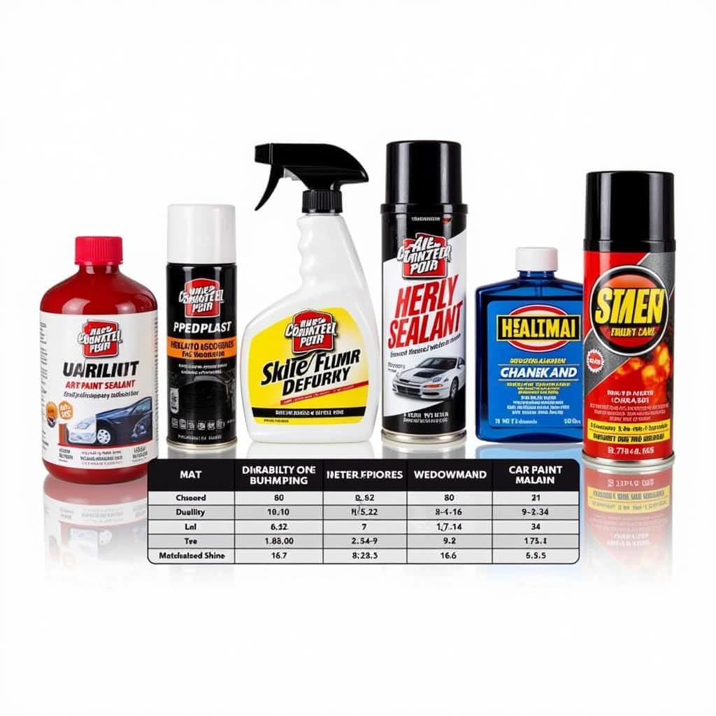 Comparing different car paint sealants