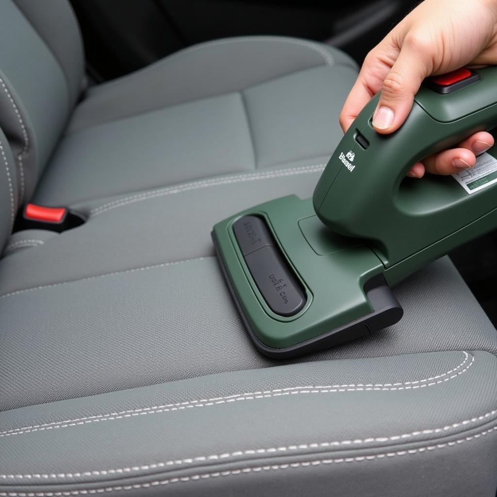 Bissell Little Green Pro Cleaning Car Interior