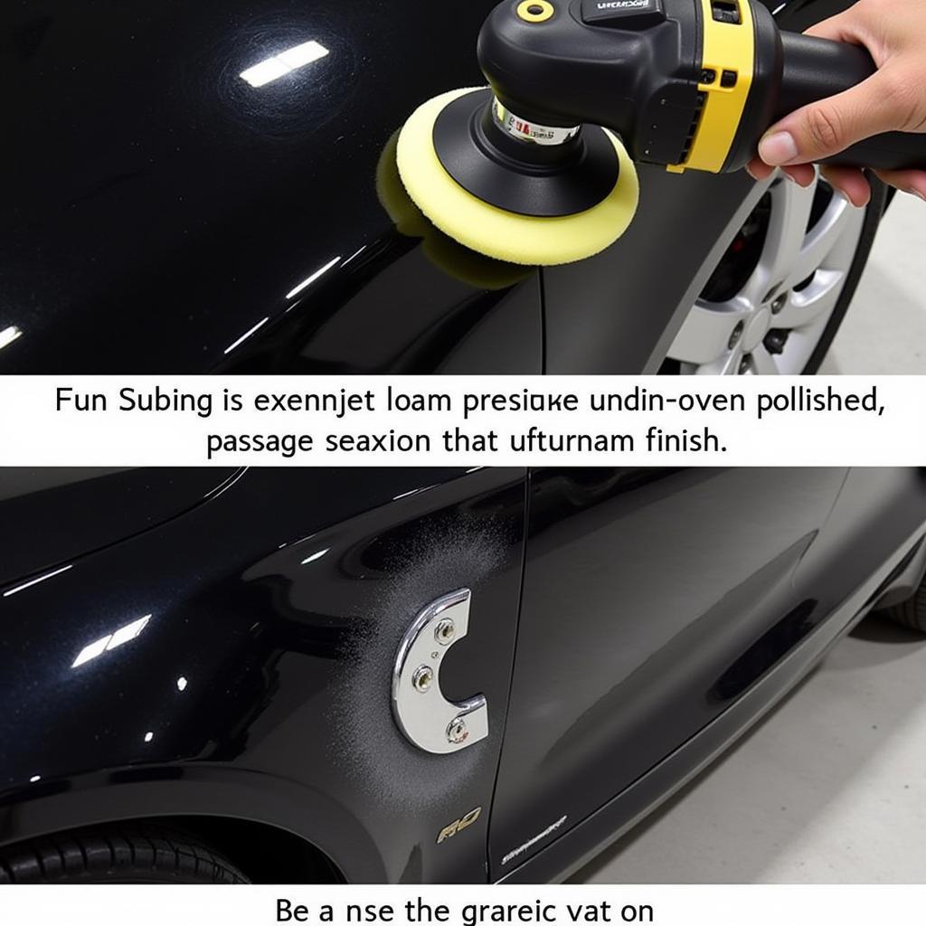 Polishing a Black Car: Achieving a Mirror Finish