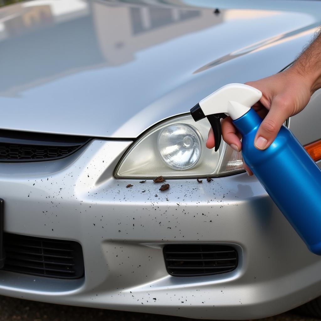 Blue Spray Bottle Car Detailing Bug and Tar Remover