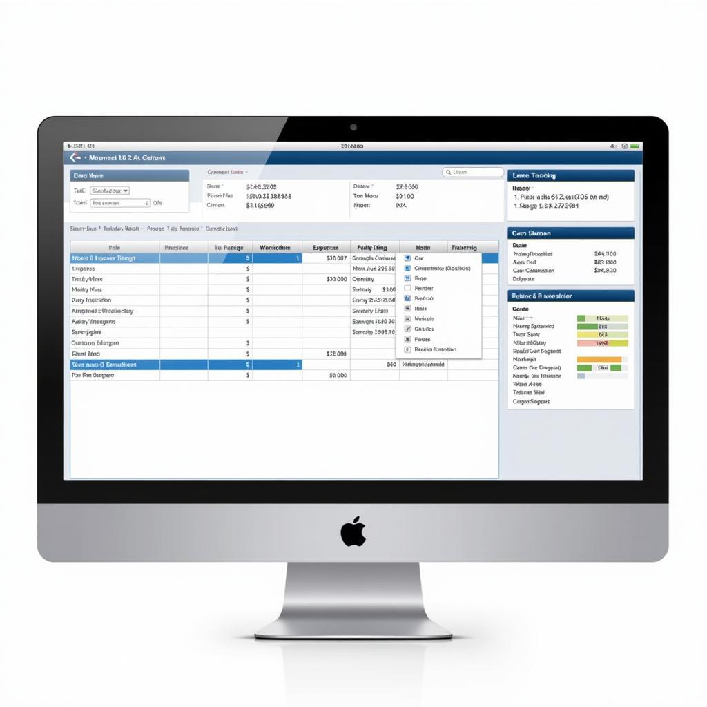 Bookkeeping Software Interface for Car Detailers