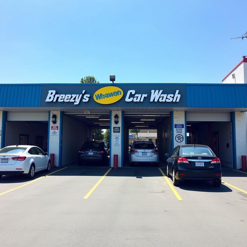 Breezy's Car Wash Exterior