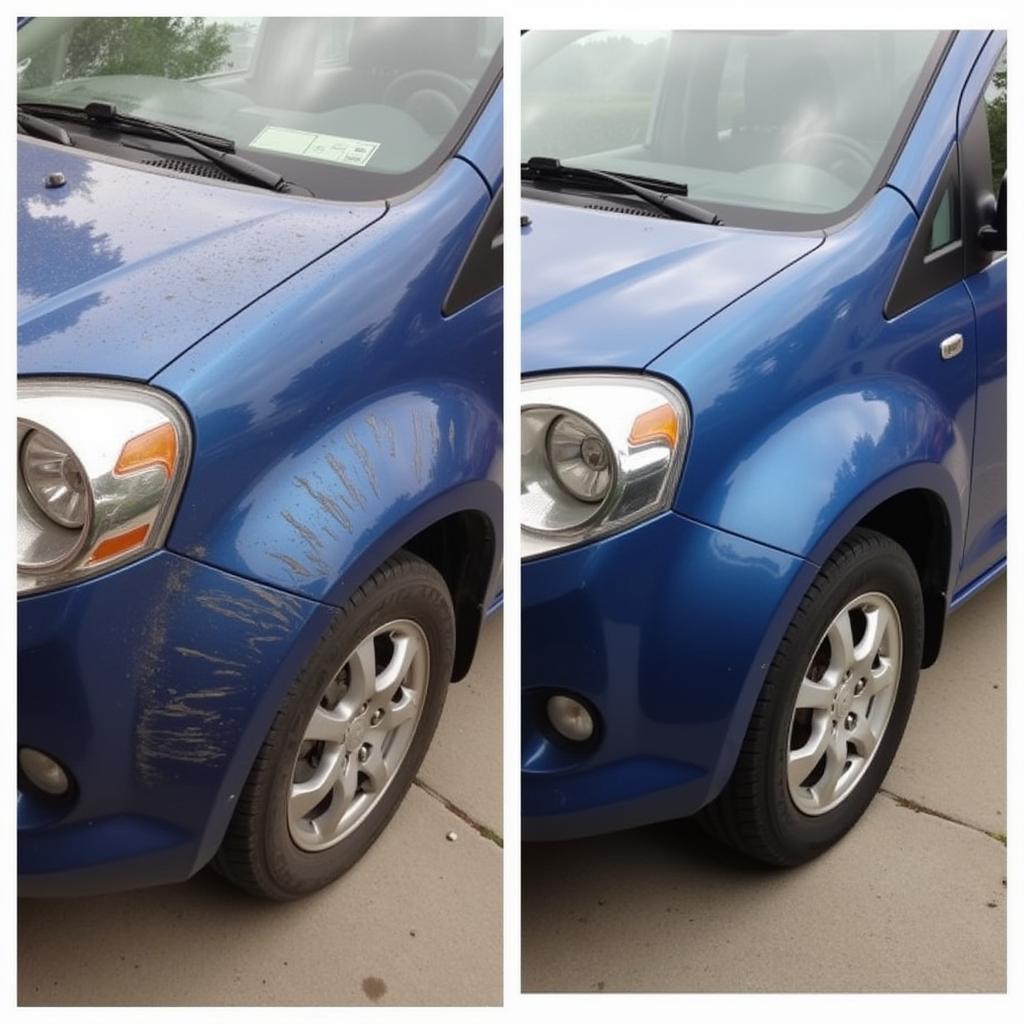 Brian's Car Detailing Before and After Transformation