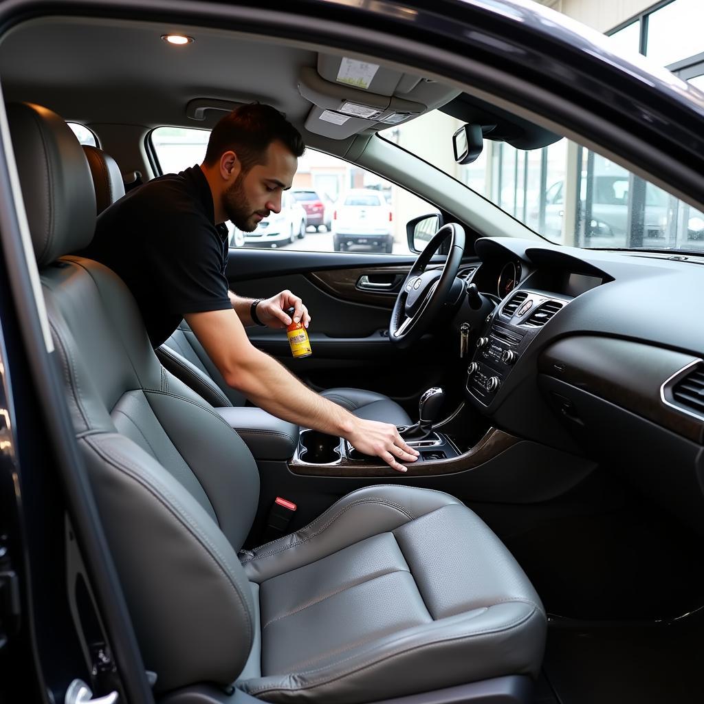 Interior Car Detailing on Broadway