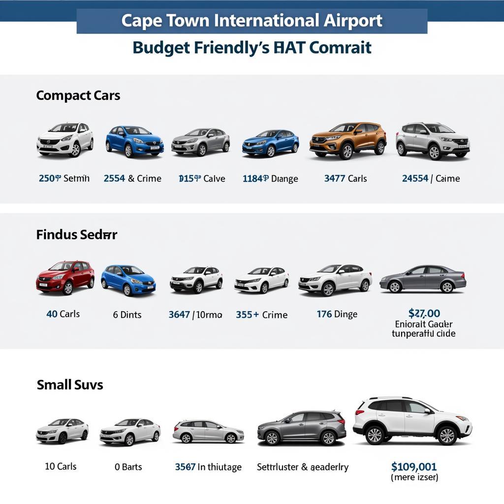 Budget car rental options at Cape Town International Airport