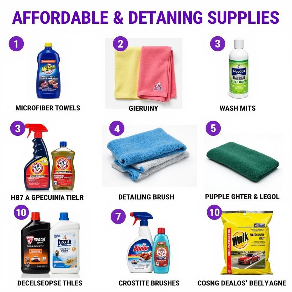 Budget-Friendly Car Detailing Supplies