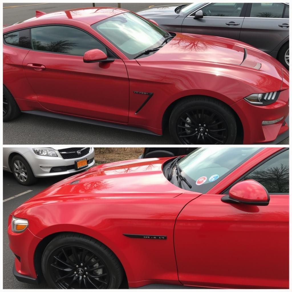 Buffed Car with Showroom Shine