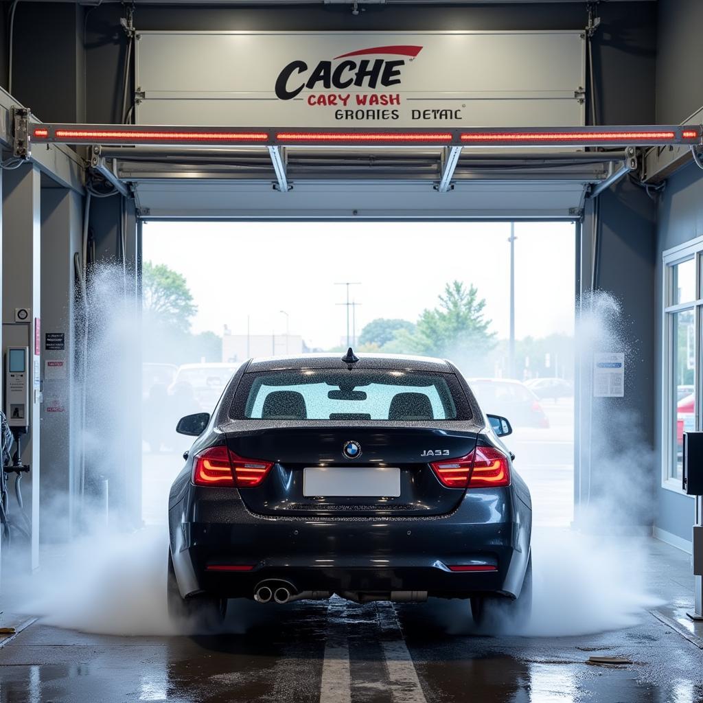 Exterior Wash at Cache Car Wash Express Detail Logan UT