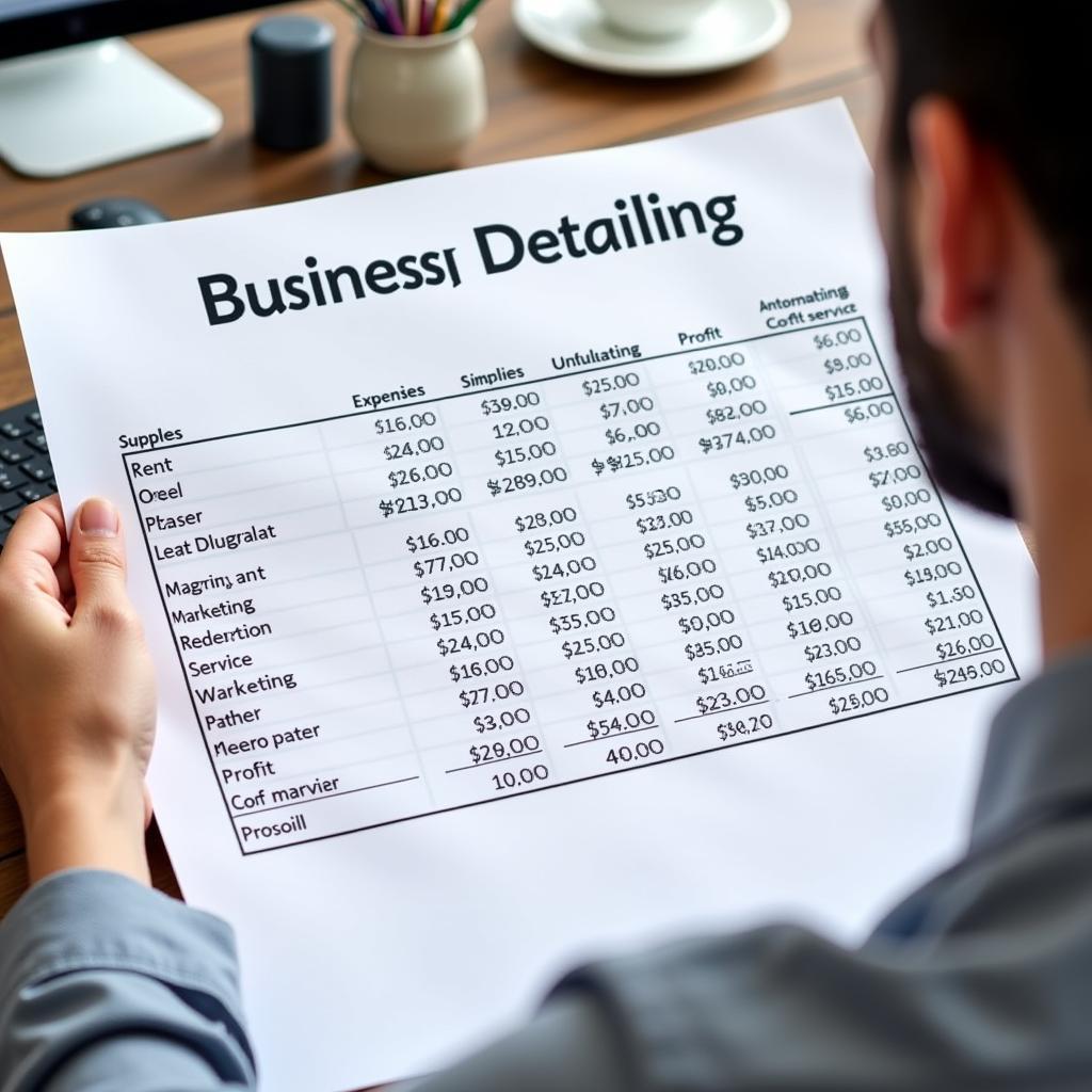 Calculating Car Detailing Business Costs